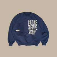 Свитшот Culture Creative Studio Pocket Indigo / S