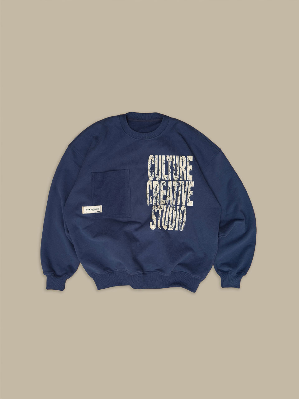 Свитшот Culture Creative Studio Pocket Indigo / S