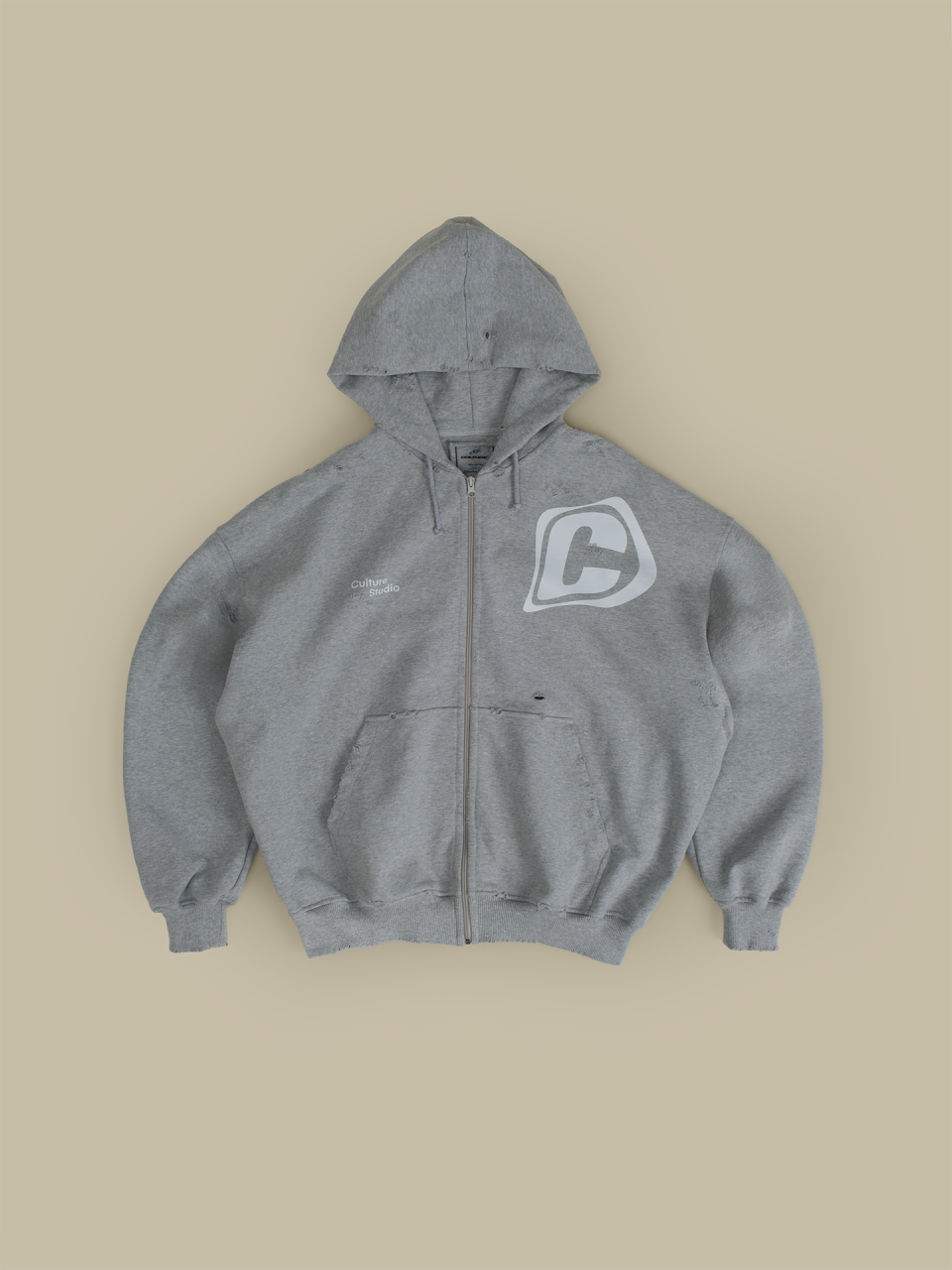 Зип Худи Culture STUDIO меланж / S