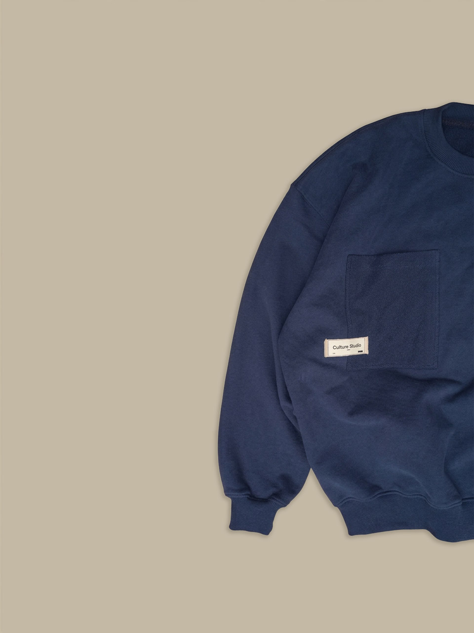 Свитшот Culture Creative Studio Pocket Indigo / S