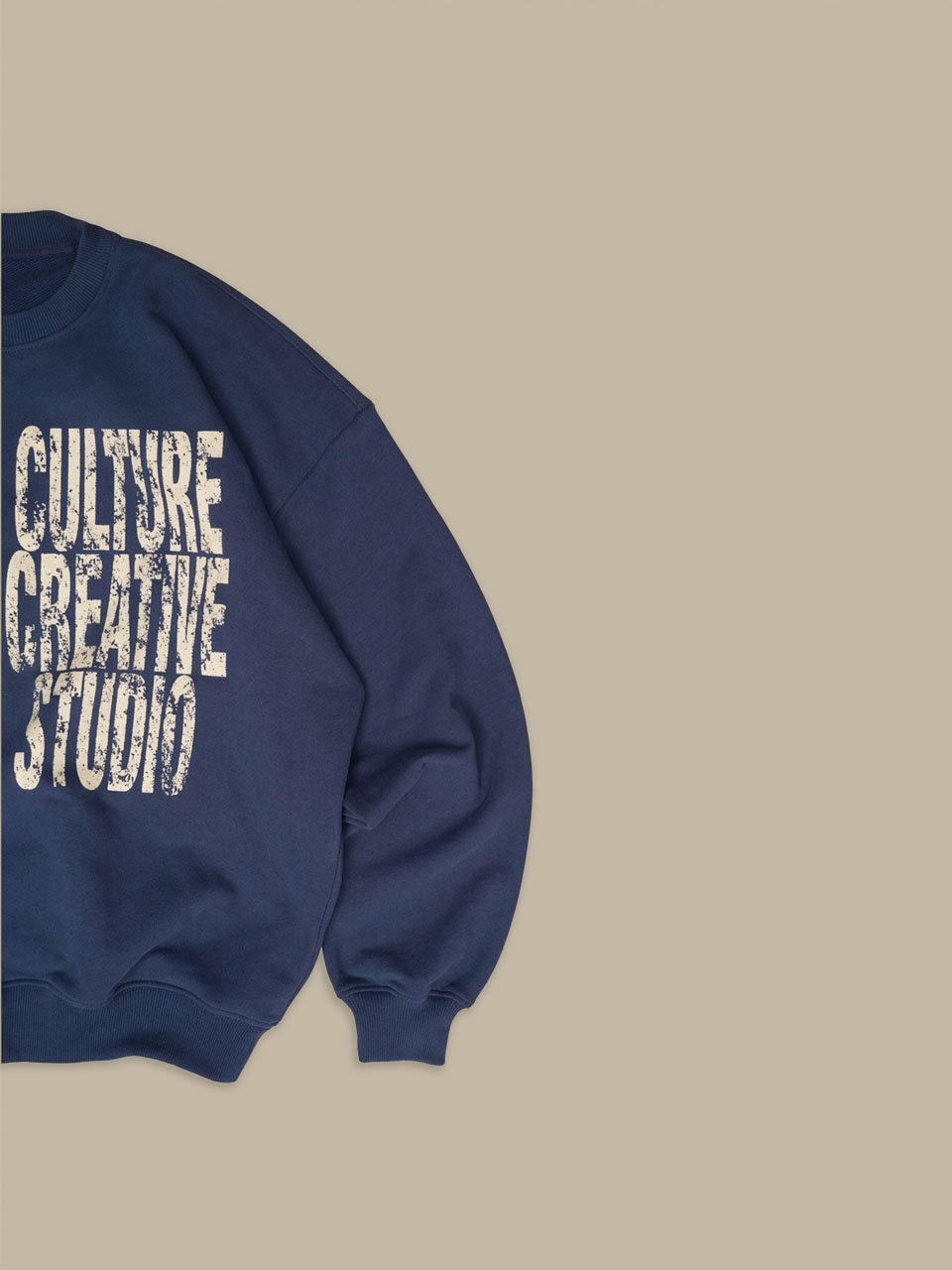 Свитшот Culture Creative Studio Pocket Indigo / S
