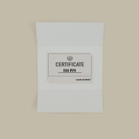 Сертификат Culture Studio 500 BYN