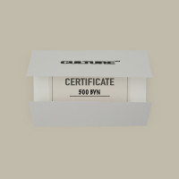 Сертификат Culture Studio 500 BYN