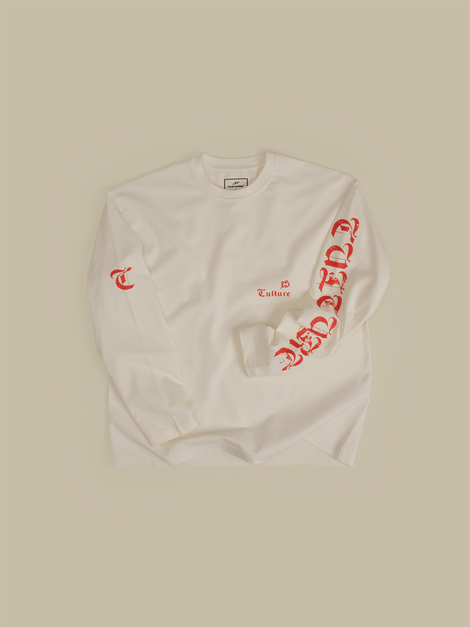 Лонгслив Culture Studio молоко 2.0 / S