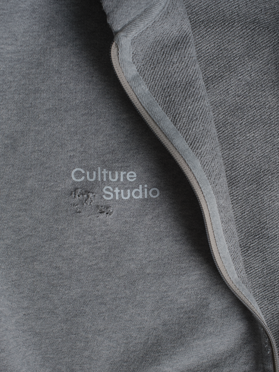 Зип Худи Culture STUDIO меланж / M