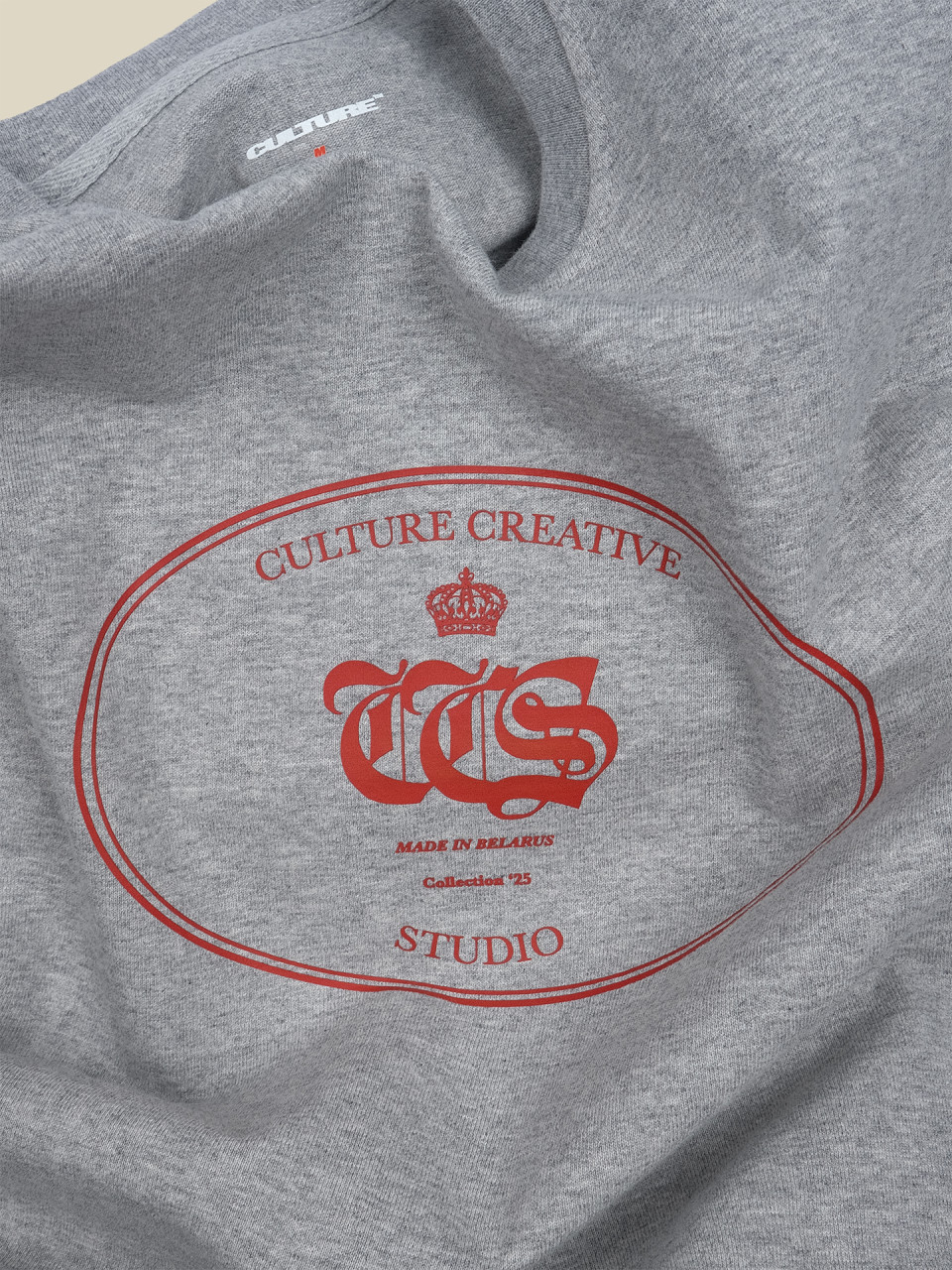 Футболка Culture CCS меланж red / S