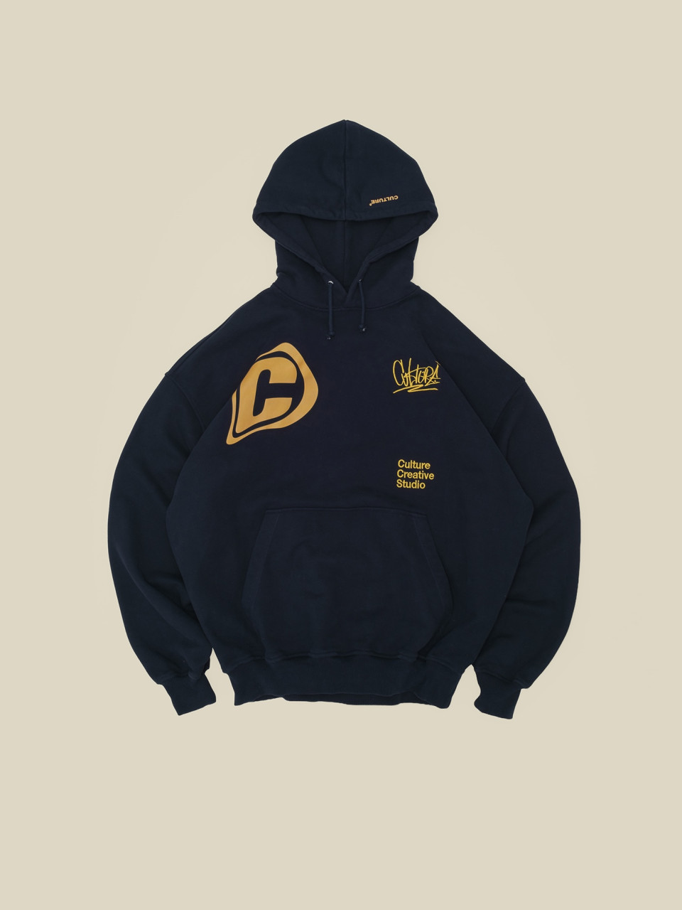 Худи Culture Studio Navy Cotton / S