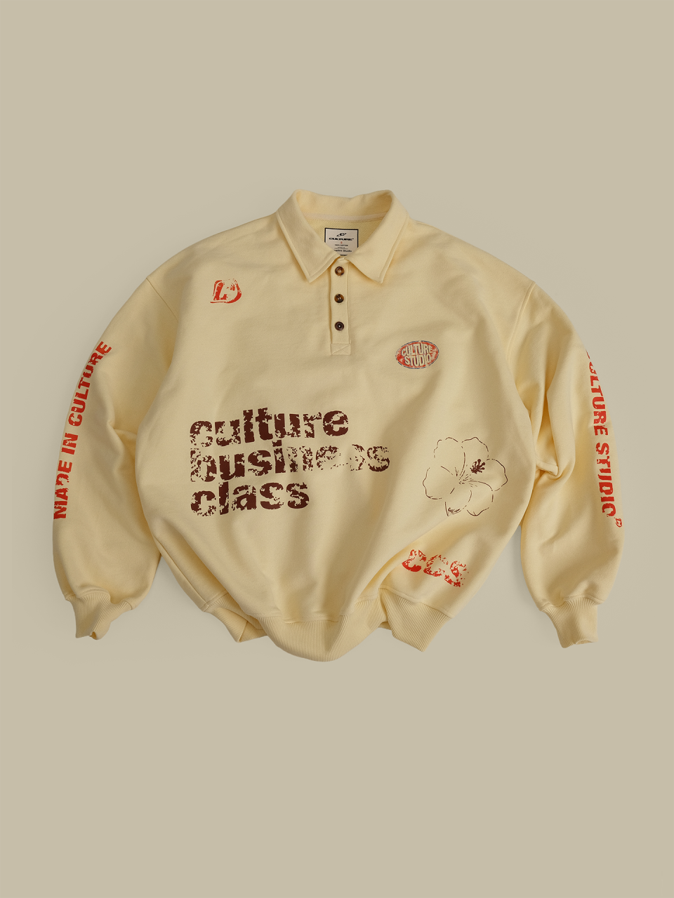 Поло Culture Studio Yellow Butter / S