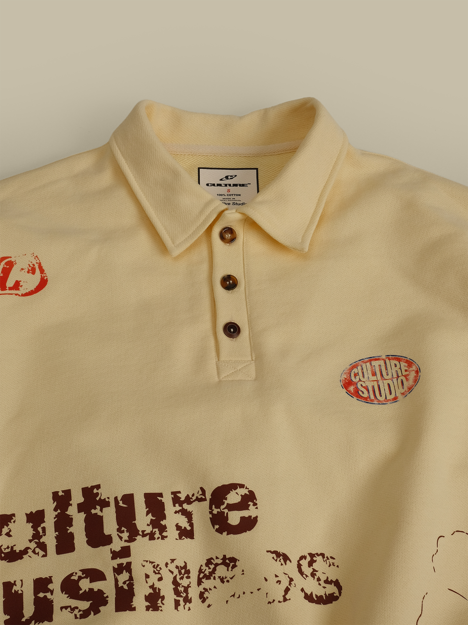 Поло Culture Studio Yellow Butter / S
