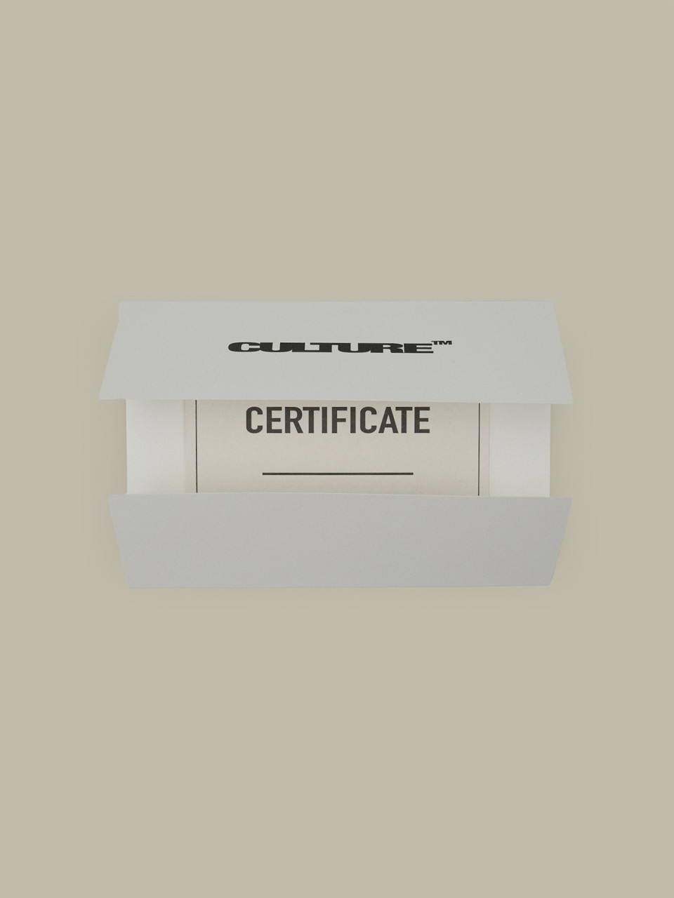 Сертификат Culture Studio