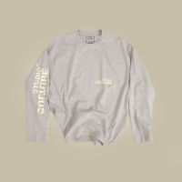 Лонгслив Culture melange&lime / S
