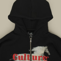 Зип Худи Culture Horse black