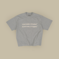 Футболка Culture Studio melange / XXL