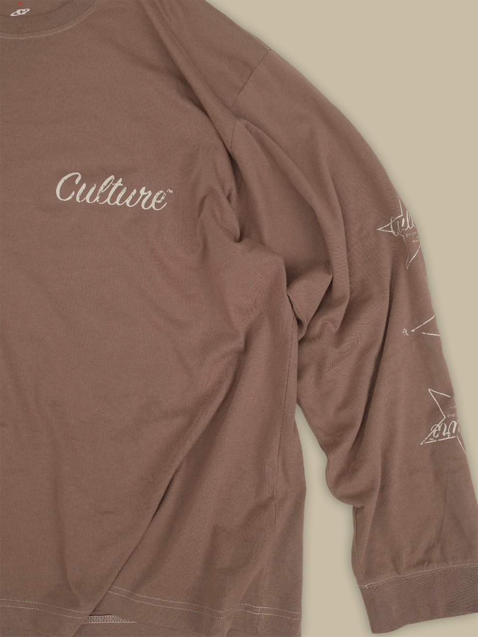 Лонгслив Culture Star vison / S