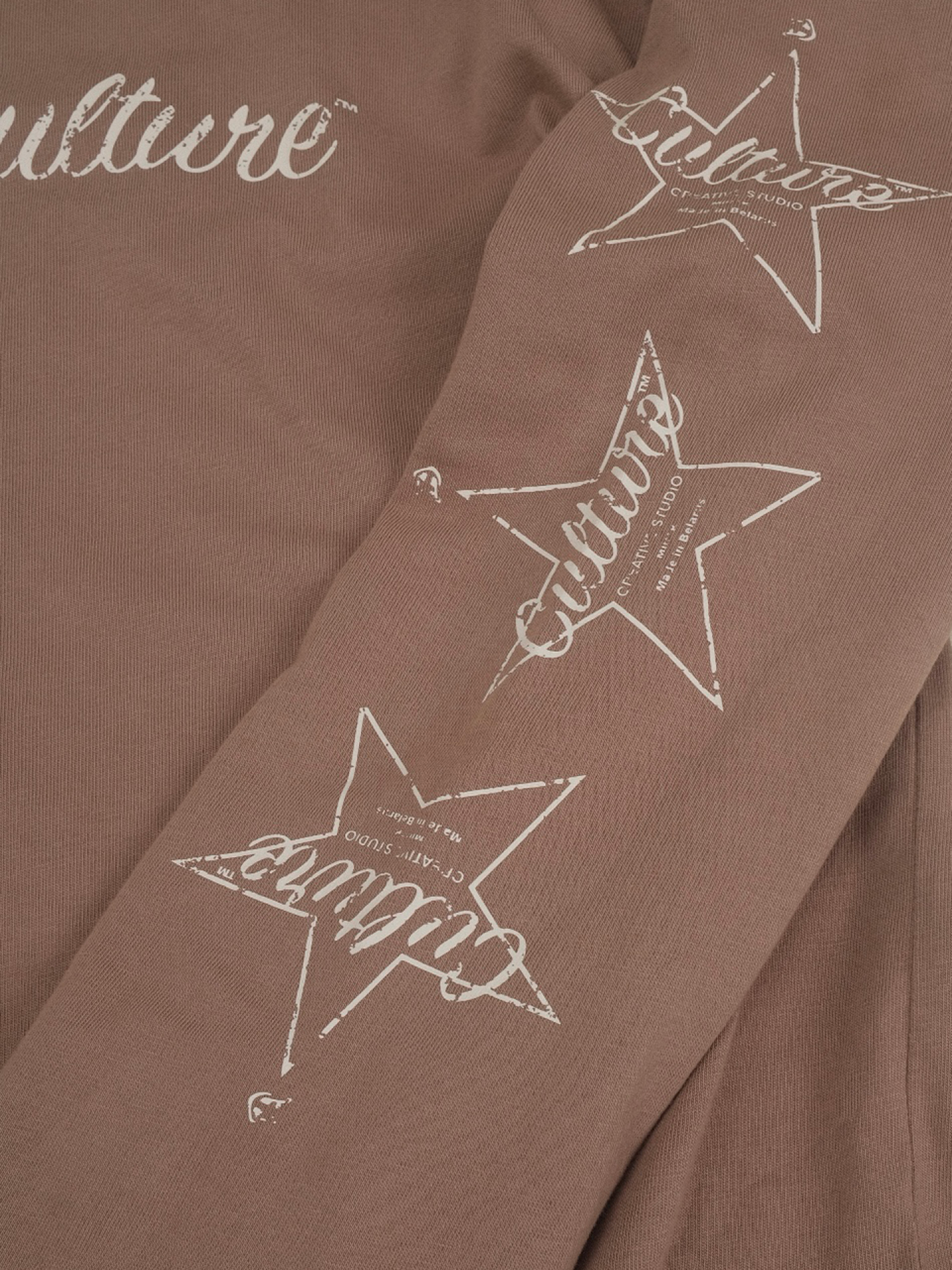 Лонгслив Culture Star vison / S