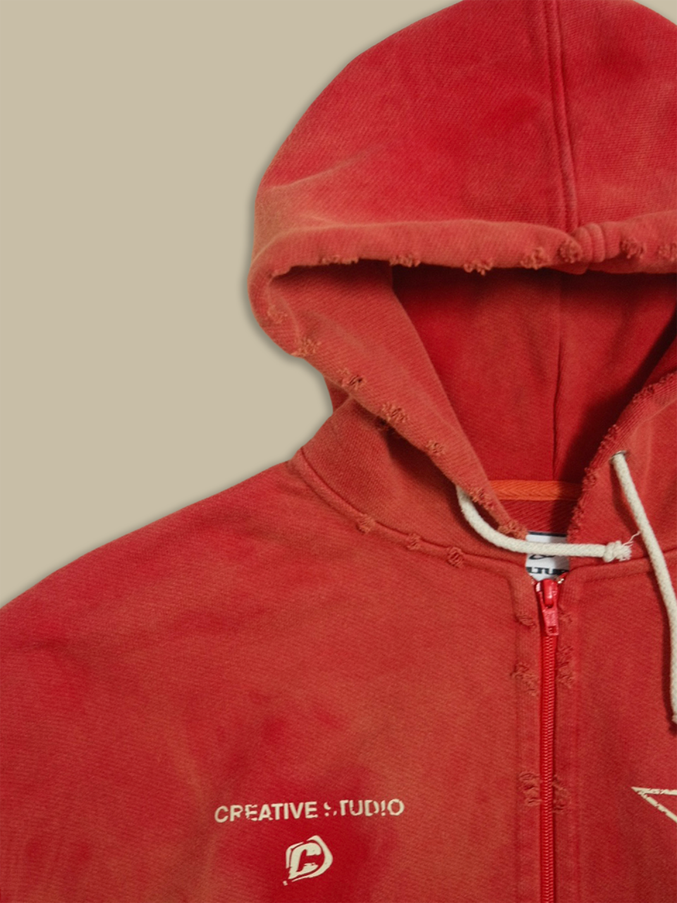 Зип Худи Culture RED Vintage / S