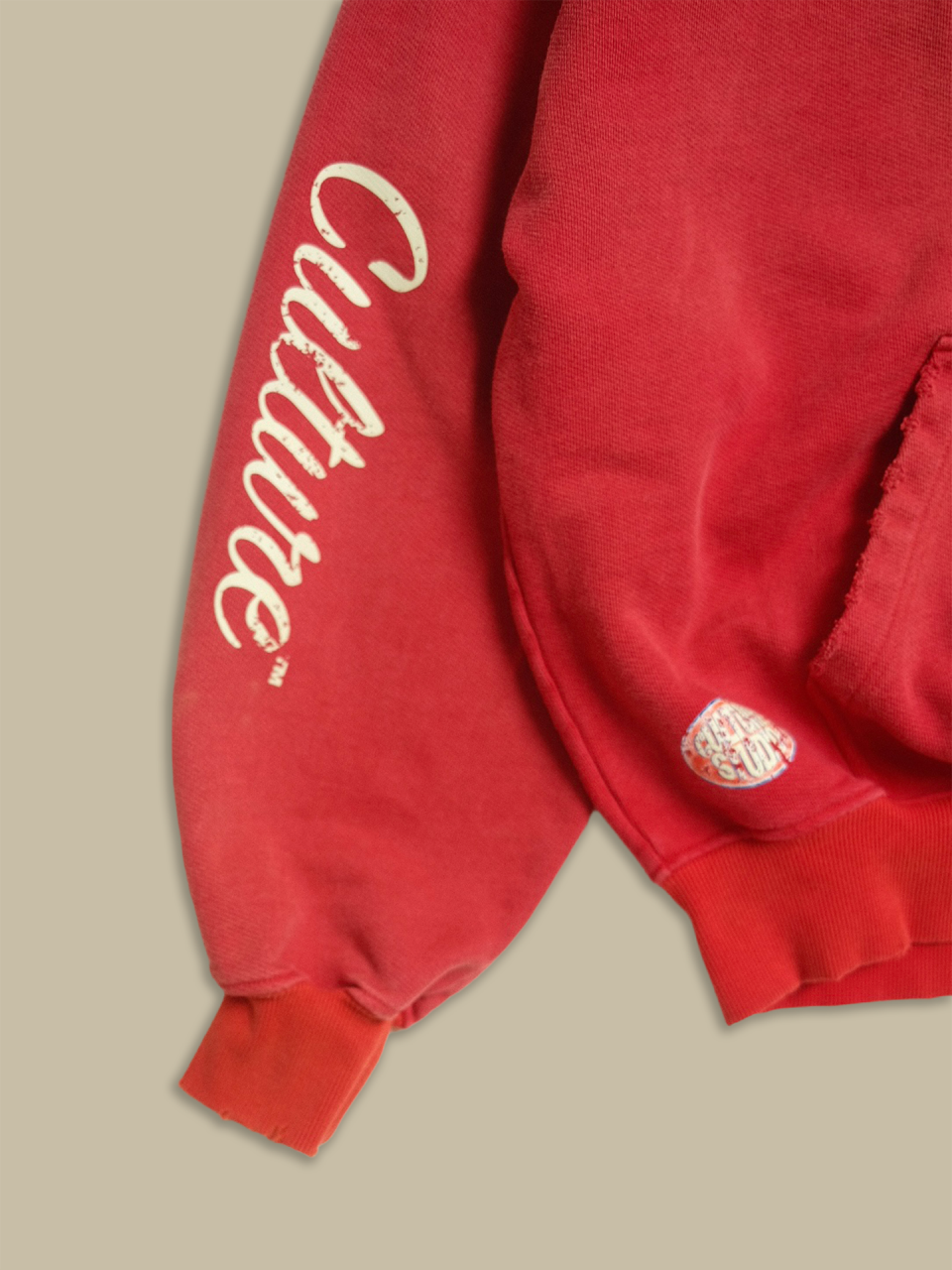 Зип Худи Culture RED Vintage / S