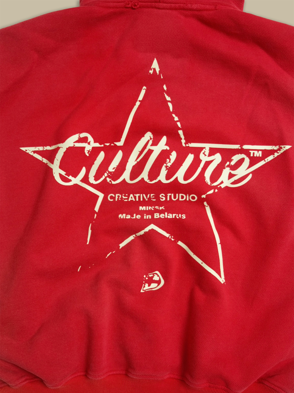 Зип Худи Culture RED Vintage / S