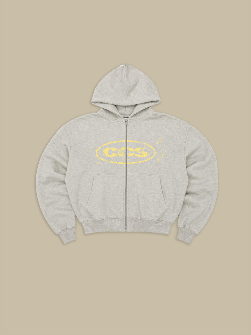 Зип Худи CCS Lime Logo / One Size