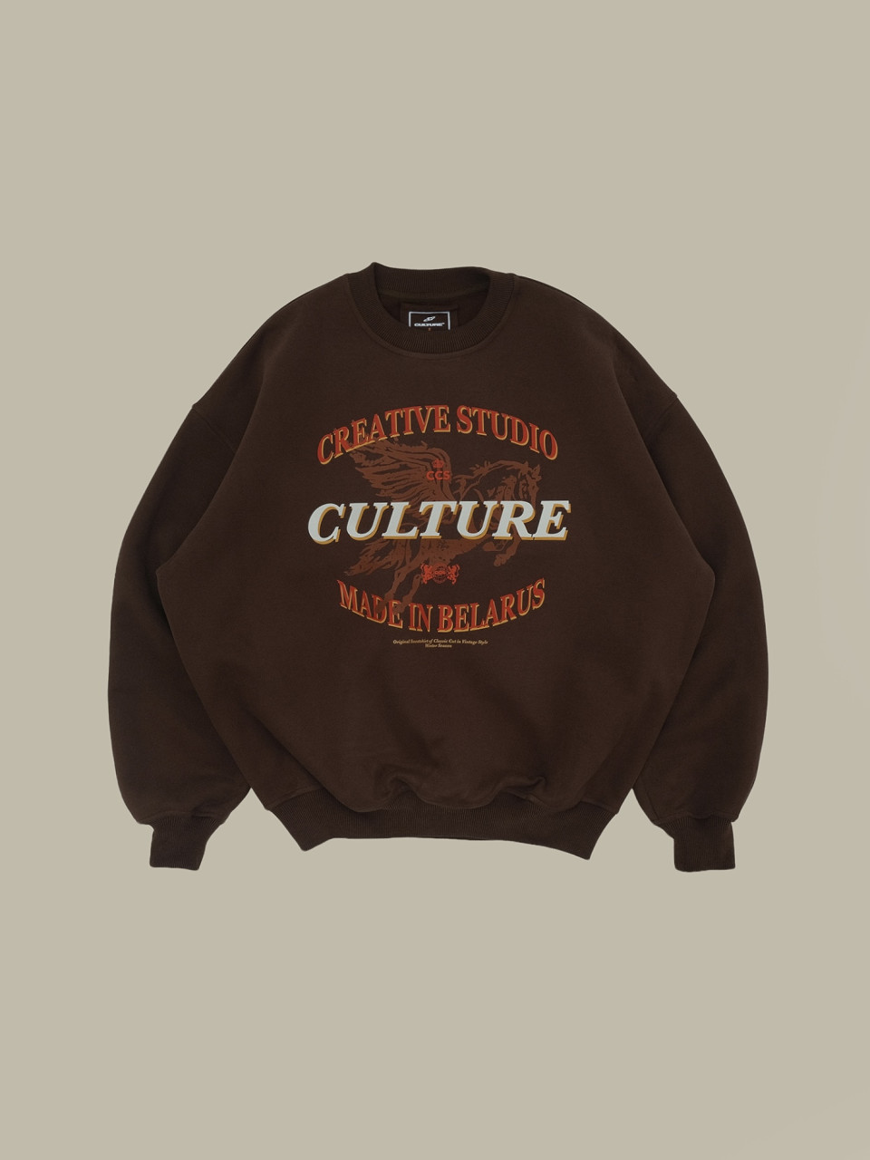 Свитшот Culture Studio шоколад / S
