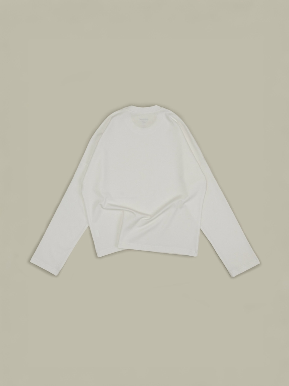 Лонгслив Culture CCS slim milk brown / L