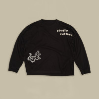 Лонгслив Culture Tiger Graphic Black / S