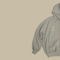 Зип Худи Culture Studio Red Logo Melange / S