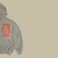 Зип Худи Culture Studio Red Logo Melange / S