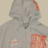 Зип Худи Culture Studio Red Logo Melange / S