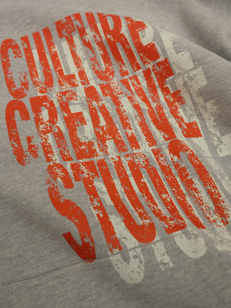 Зип Худи Culture Studio Red Logo Melange / S