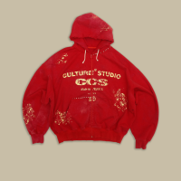 Зип Худи CCS Vintage Red / S