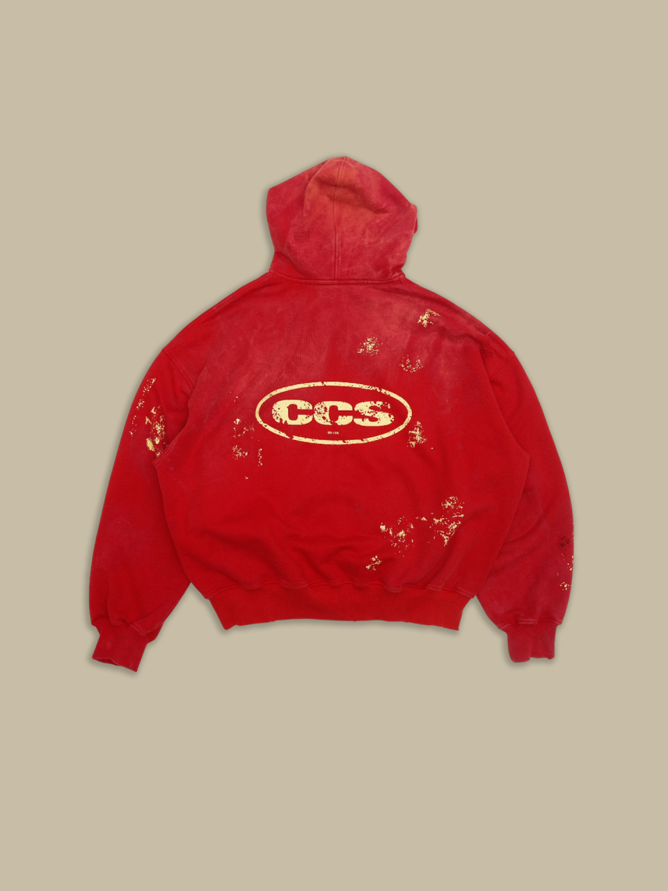Зип Худи CCS Vintage Red / S