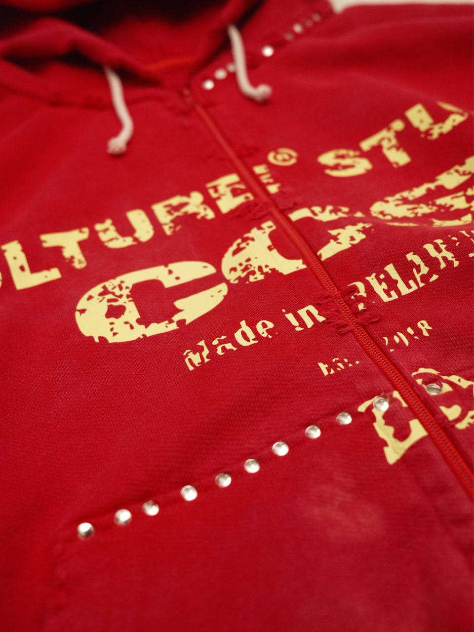 Зип Худи CCS Vintage Red / S