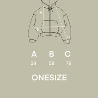 Зип Худи CULTURE STUDIO меланж / ONESIZE