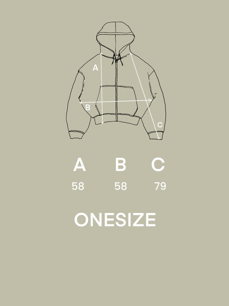 Зип Худи CULTURE STUDIO меланж / ONESIZE