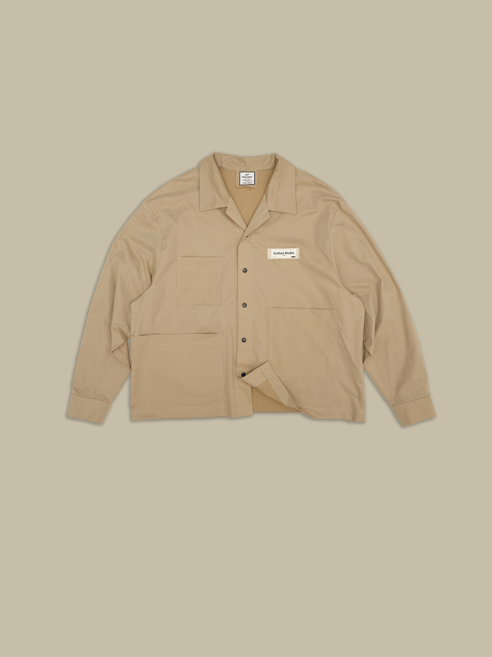 Овершот Culture Studio Pocket Beige / One Size