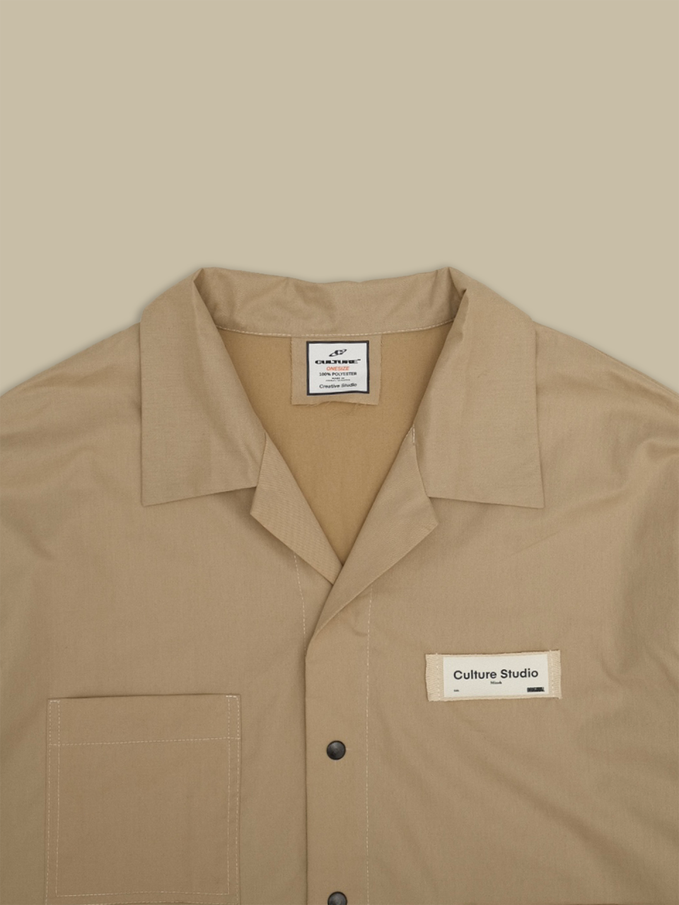 Овершот Culture Studio Pocket Beige / One Size