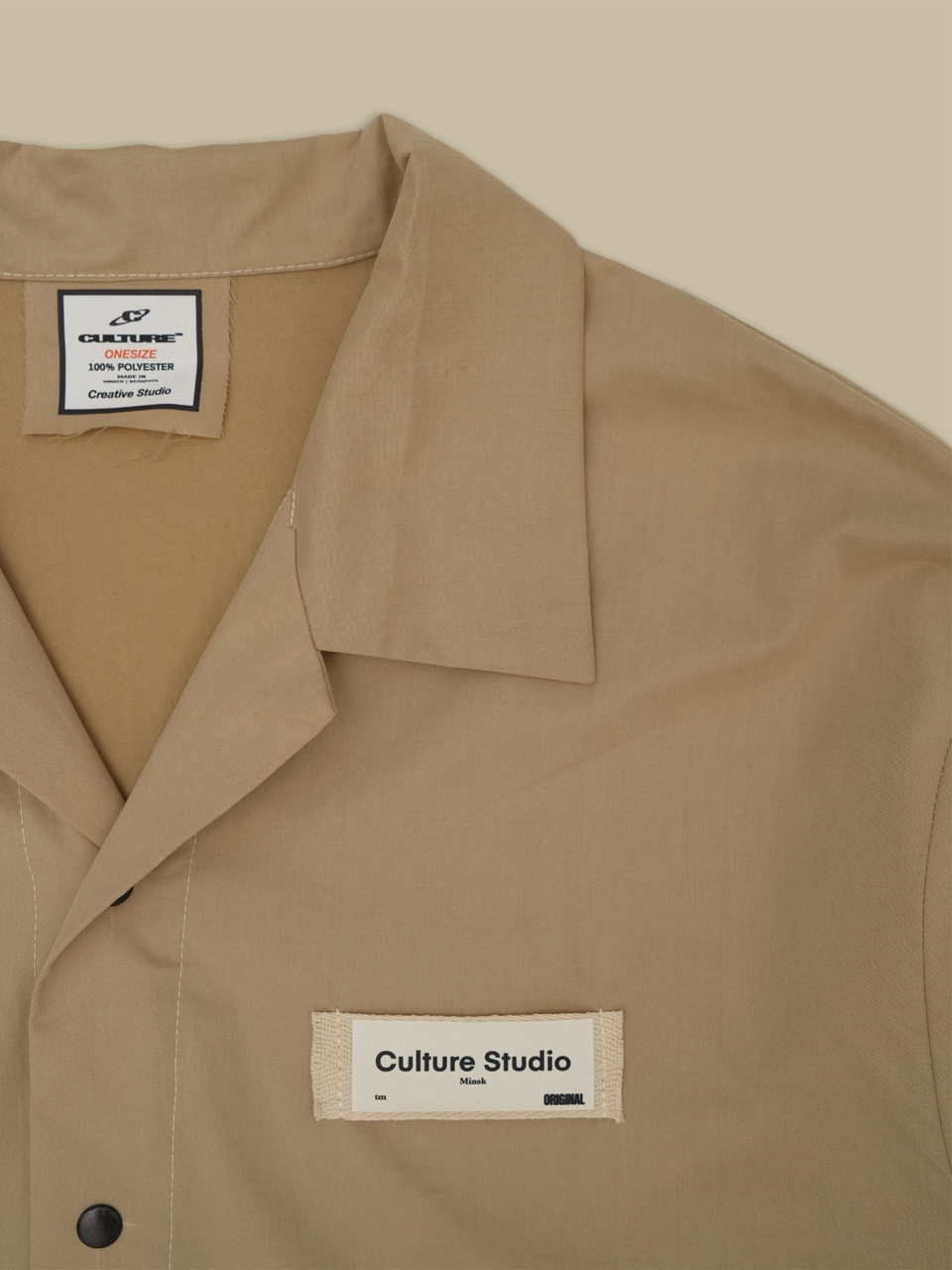 Овершот Culture Studio Pocket Beige / One Size