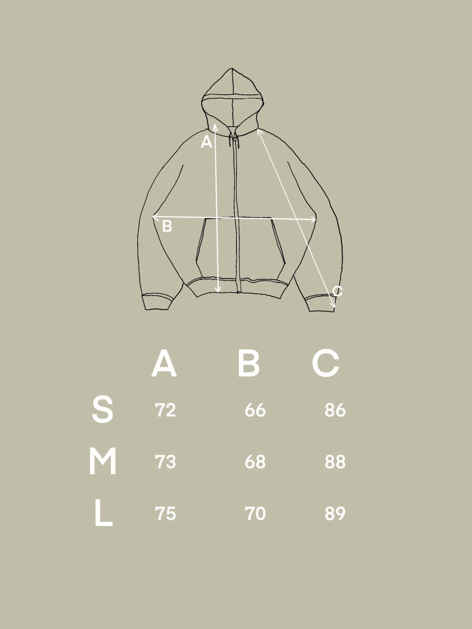 Зип худи Culture Basic Gray UNSX