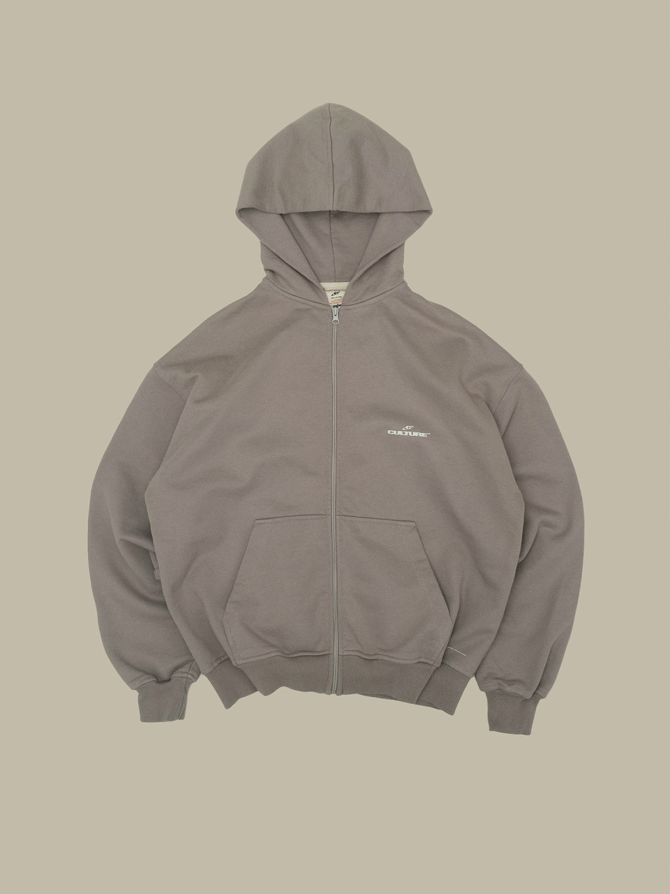 Зип худи Culture Basic Gray UNSX