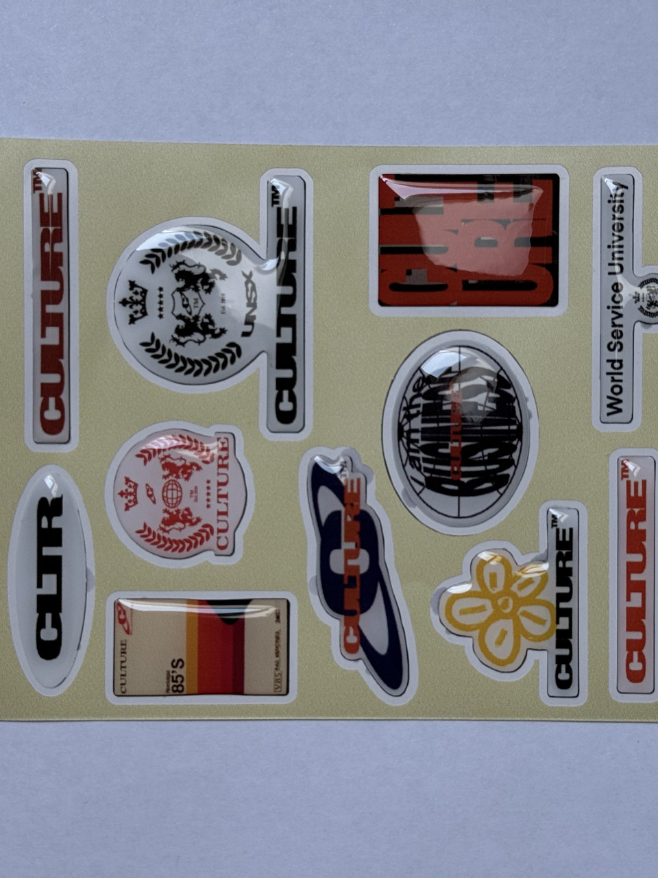Стикерпак Culture Logo Print