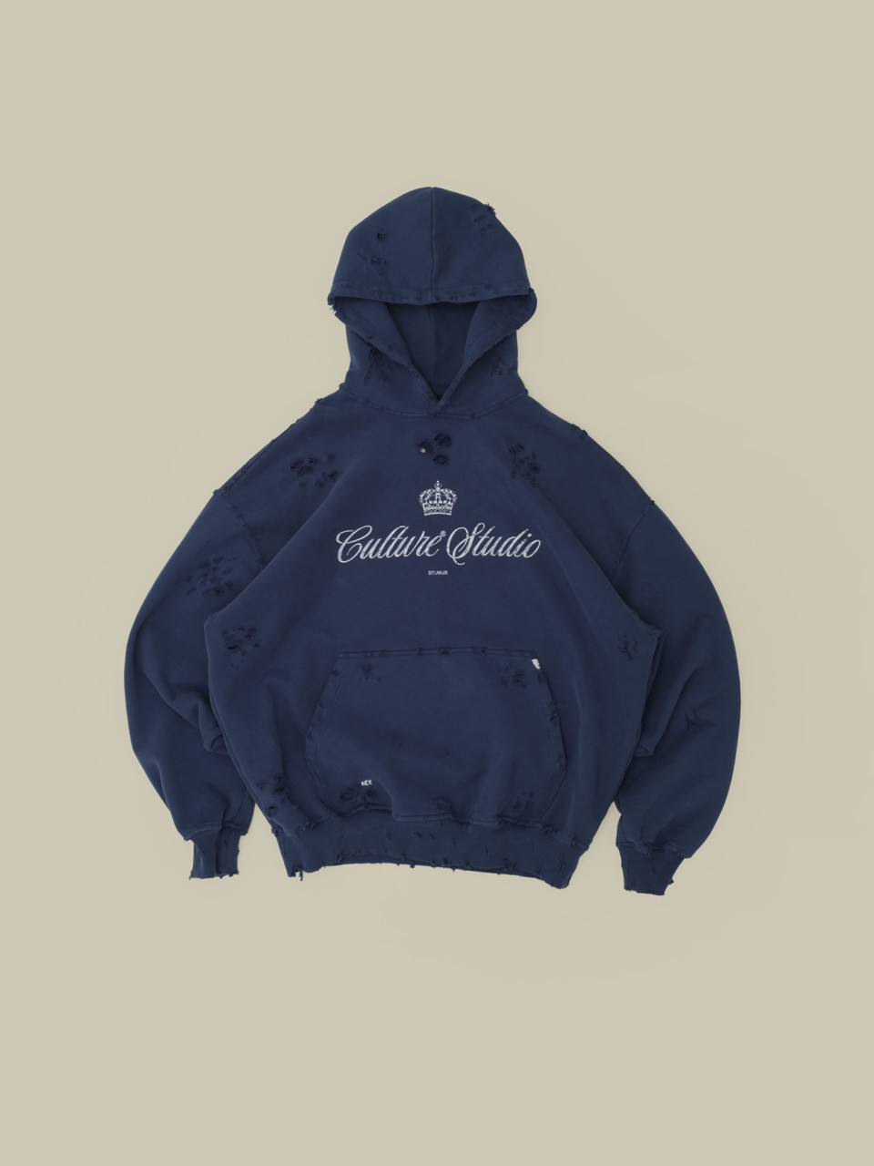 Culture Studio Indigo Vintage Hoodie