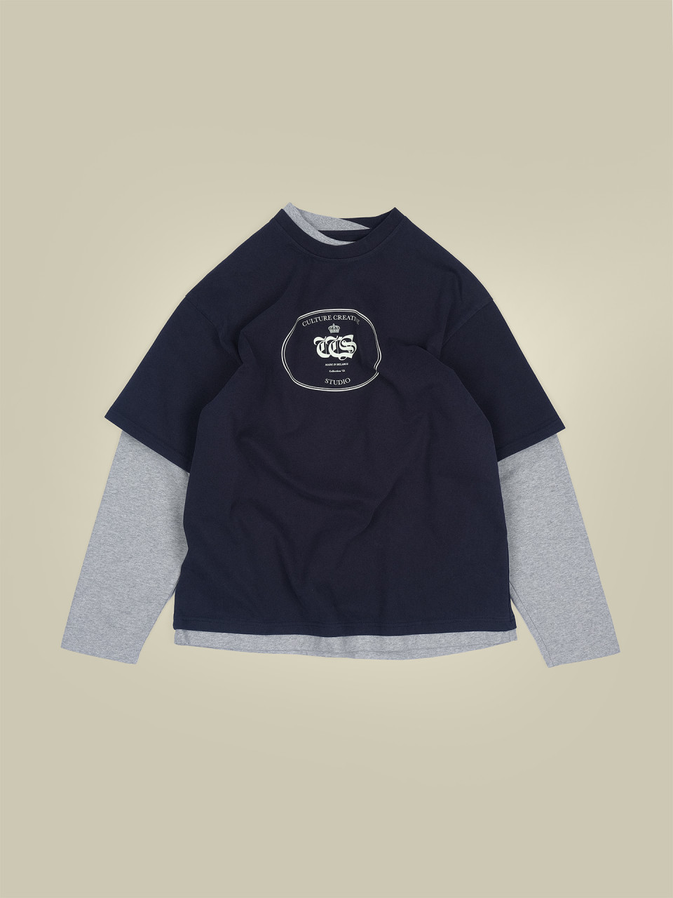 Лонгслив Culture Navy College