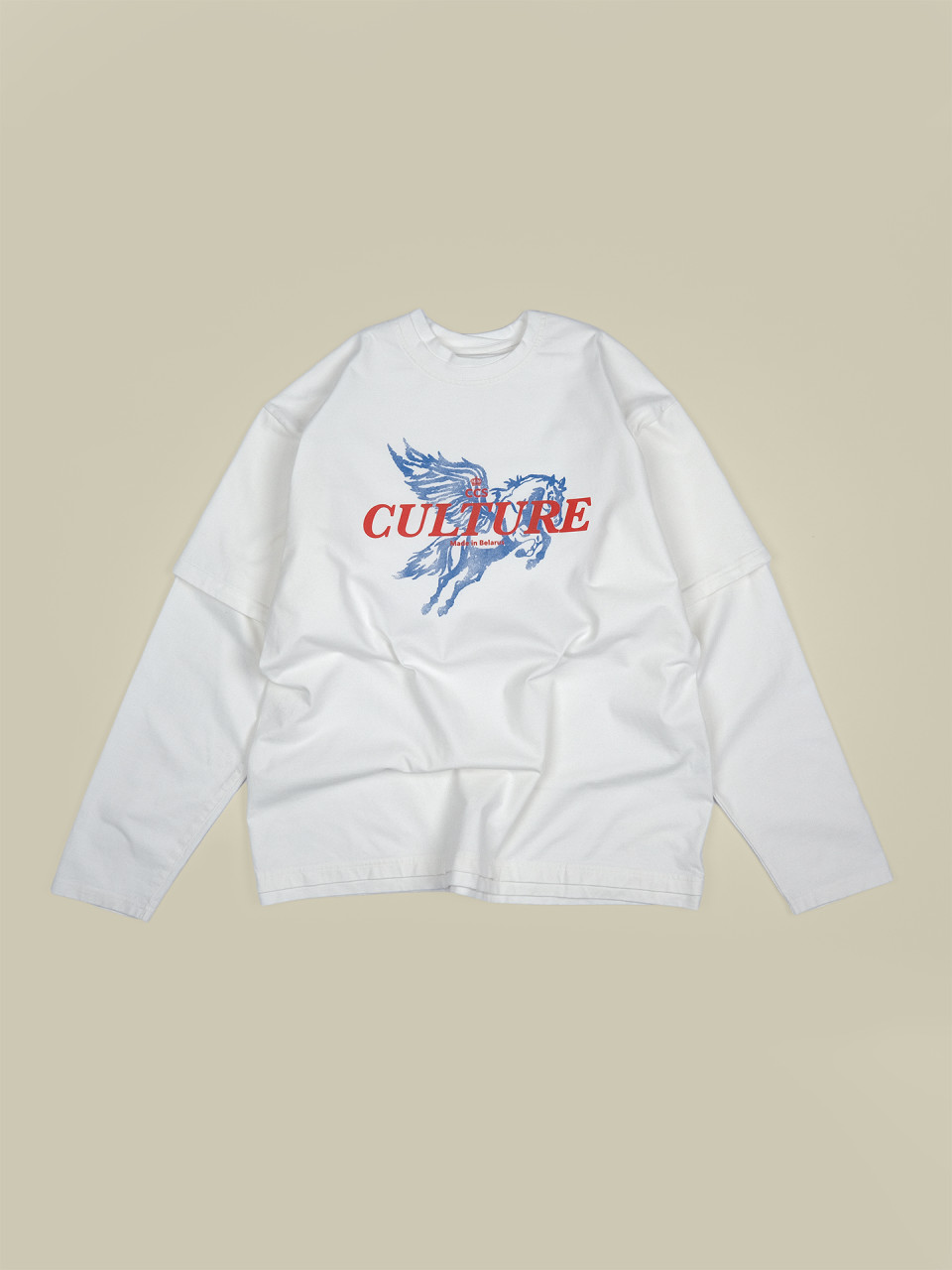 Лонгслив Сulture Pegasus Milk Cotton 