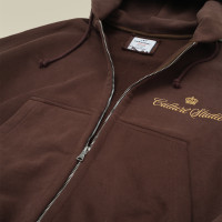 Zip Hoodie mini Culture chocolate