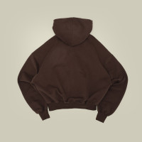 Zip Hoodie mini Culture chocolate