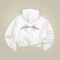 Culture fleece mini hoodie