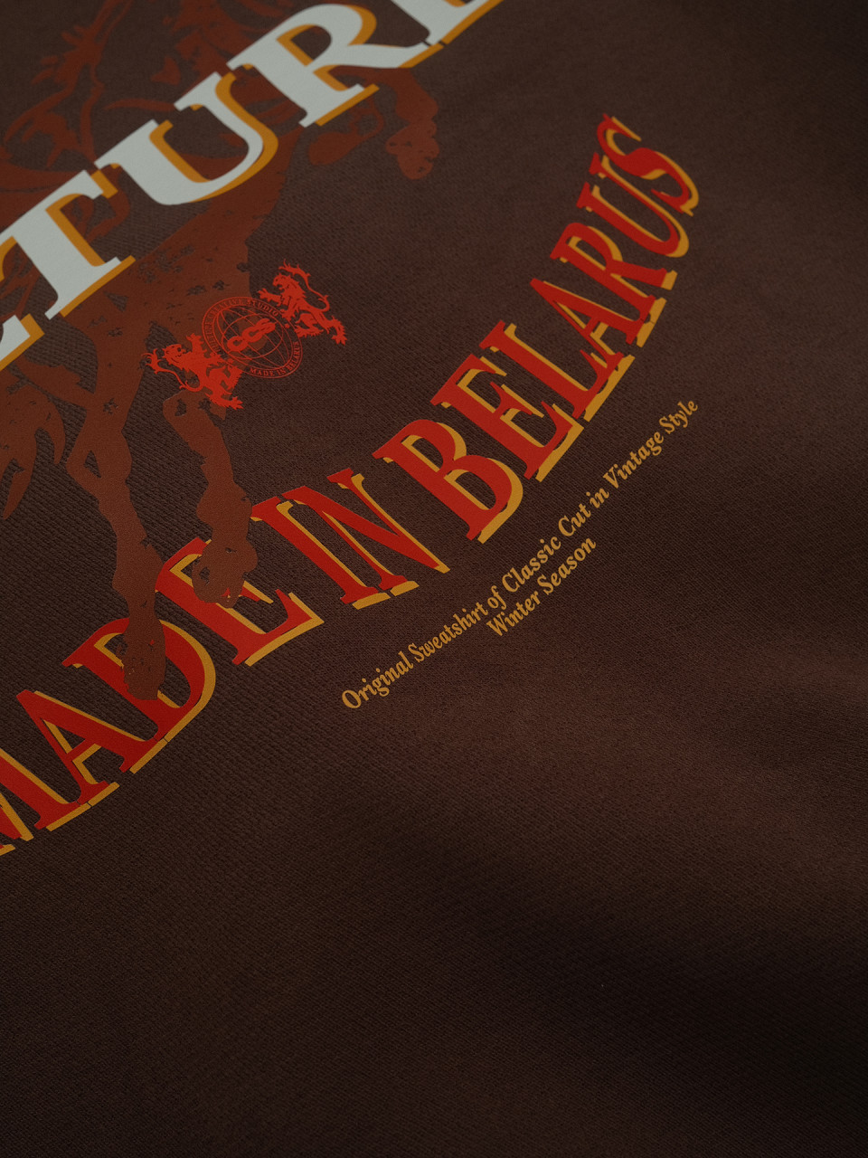 Culture Studio chocolate sweatshirt