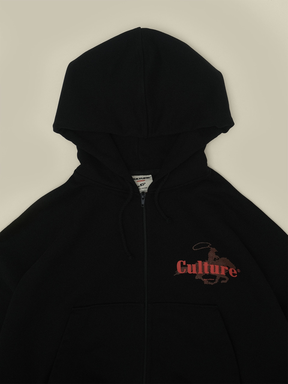 Зип Худи Culture Studio Black mini Horse
