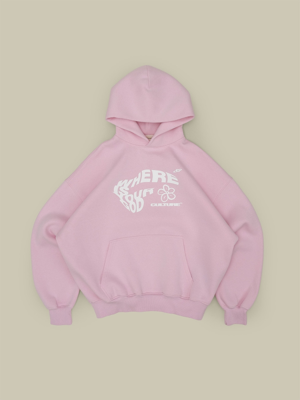 Худи Culture Pink White UNSX